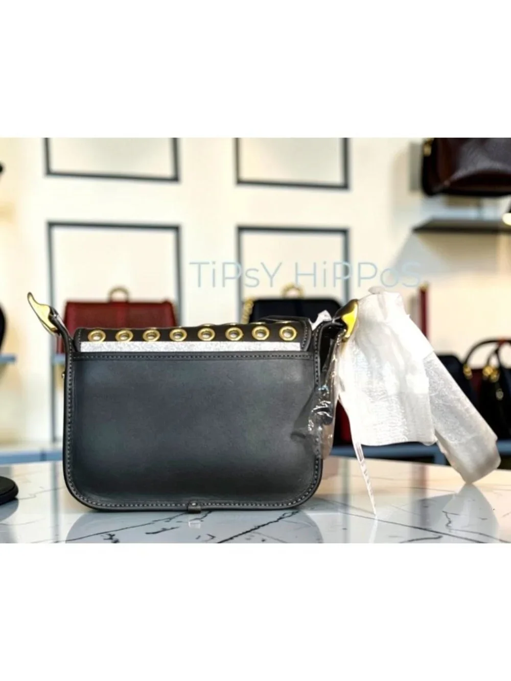 NWT!!  Coach  Patricia Legacy Handbag With Gold Grommet Detailing & Adjustable S